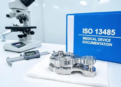 Medical device machining documents